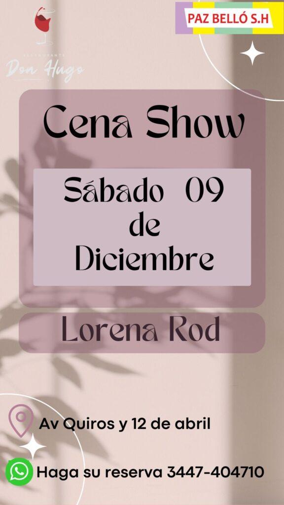 Cena Shows en Restaurante Don Hugo