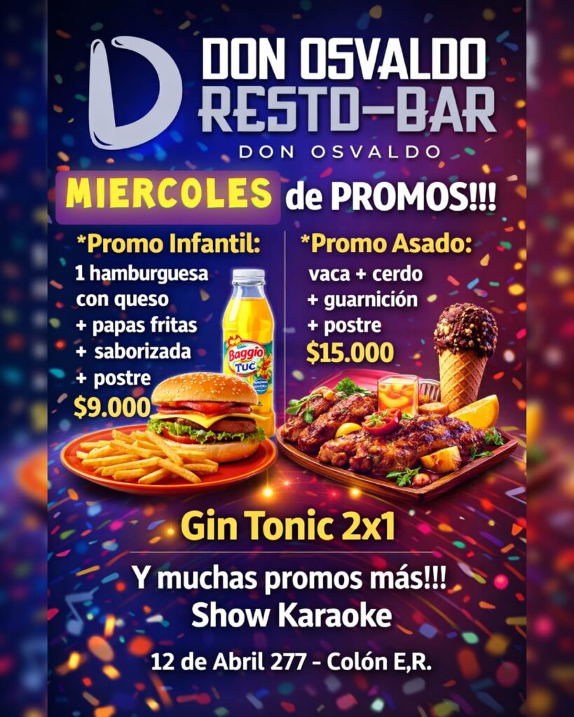 don osvaldo miercoles